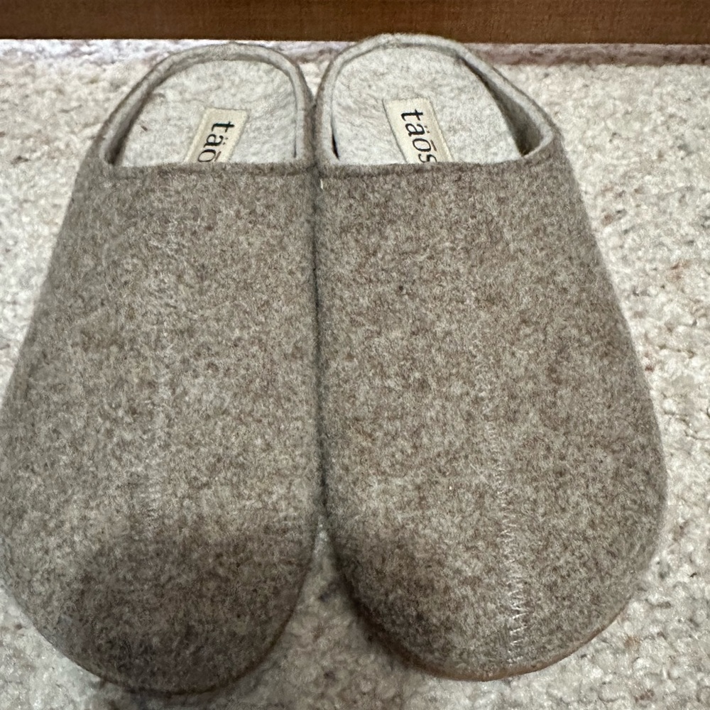 Wool Taos slip-on shoes. Size 8. In great condition